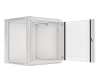 Lanberg Wisząca 19" 12U 600x600mm jednosekcyjna (szara) - 455394 - zdjęcie 4